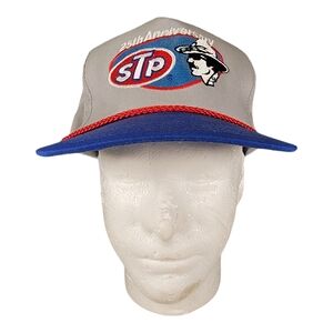 Richard Petty 25th Anniversary STP Snapback Hat VTG w Embroidered Signature